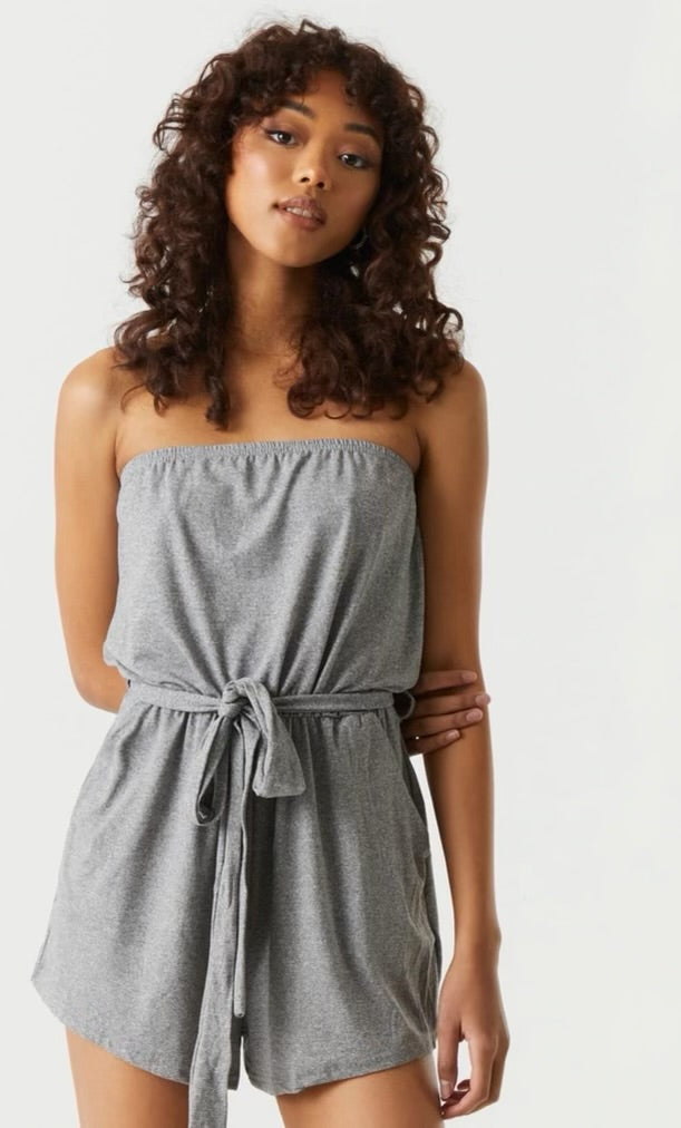 Strapless Romper