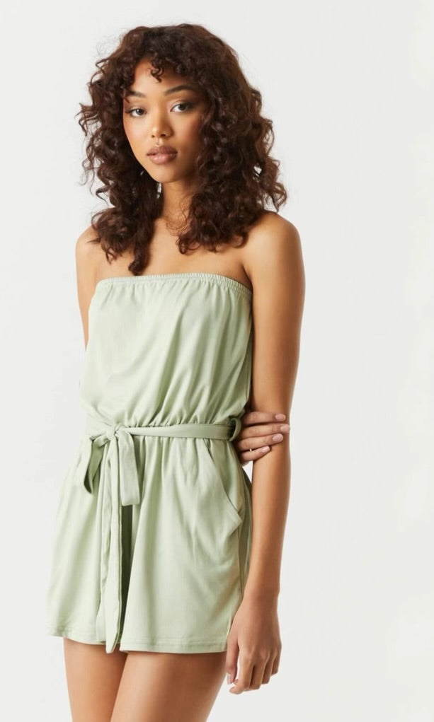 Strapless Romper